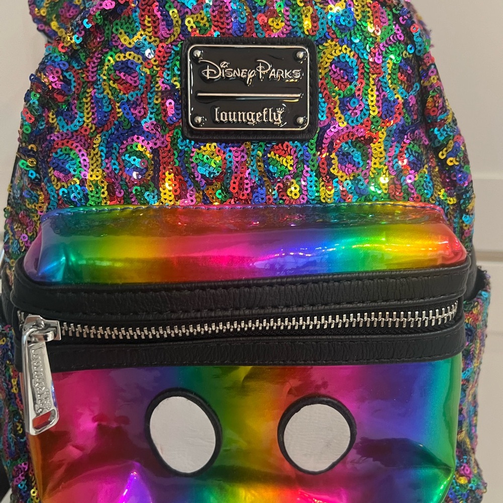 Rainbow Disney Loungefly Backpack - image 3